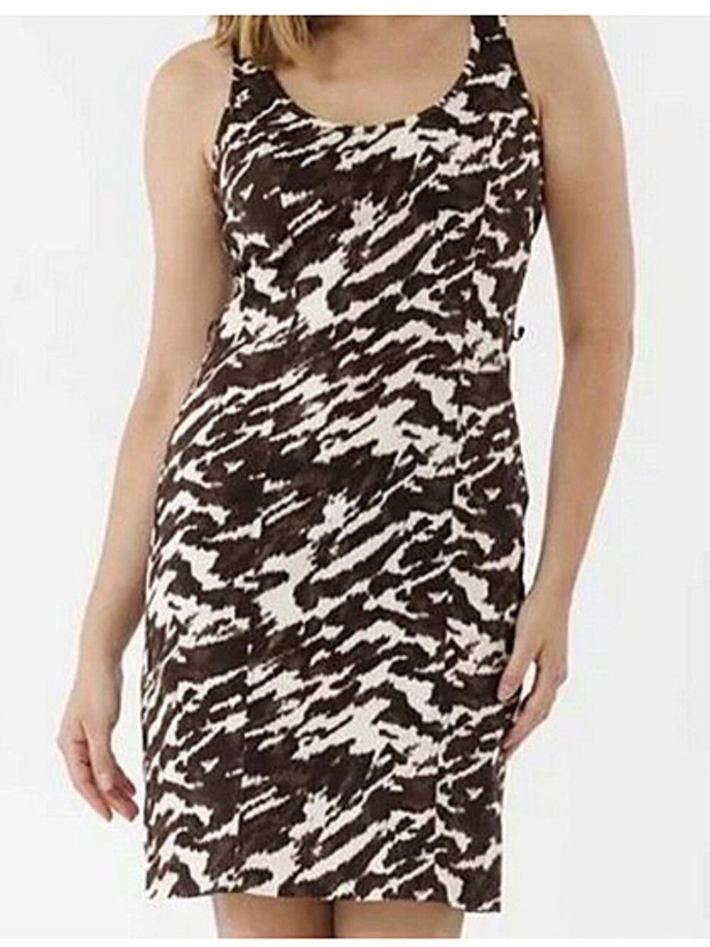 Michael Kors Cotton Blend Open Back Dress size 6 NWOT